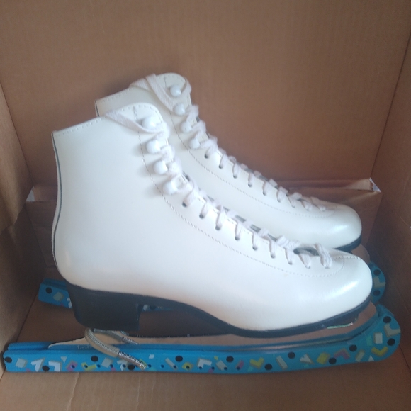 Jackson Novice II 710 Women's Size 6 White Lace Up Figure Skating Skates - Picture 7 of 9